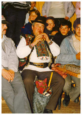 Hutsul region, Mykhailo Tafiychuk, <br/> 1993, photo by Carlo Goeschel