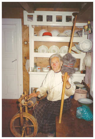 Bystrets. Grandmother of Vasyl Maksymyuk, 1993