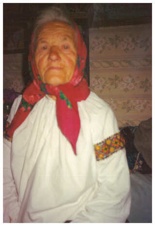 Bystrets. Grandmother of Vasyl Maksymyuk from Bystrets