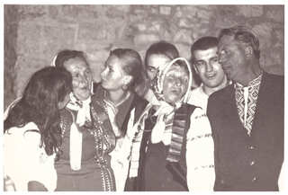 Kriachkivka in Gardzienice 1994.Tetiana Kryvenko, Halyna Popko, Fedir Rozdabara